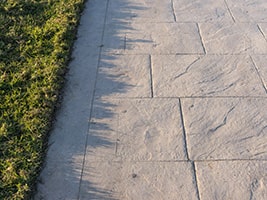 Patterns and Texture of Concreters Mackay's Stenciling